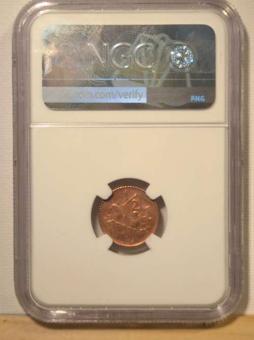 1973 1/2 CENTS - PF65RB